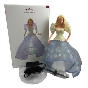 Hallmark Angel Lights Barbie Magic Lighted Christmas Tree Topper Keepsake